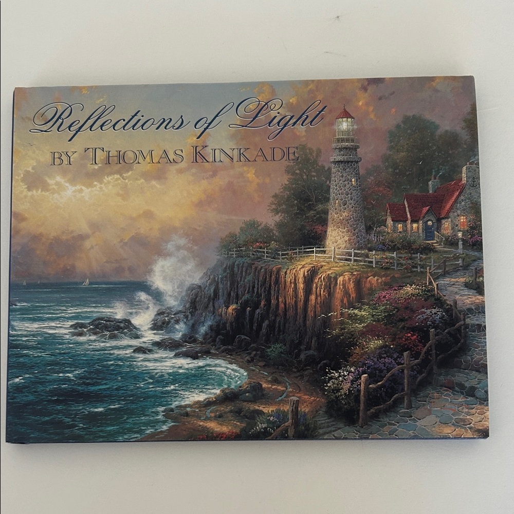 Thomas Kinkade Reflections of Light Art Book - Blue and Brown